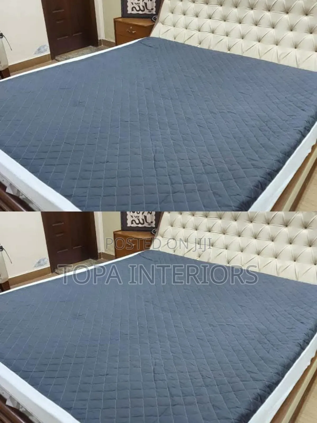 Quilted Top Cover Elastic Fitted Waterproof Mattress Protectors