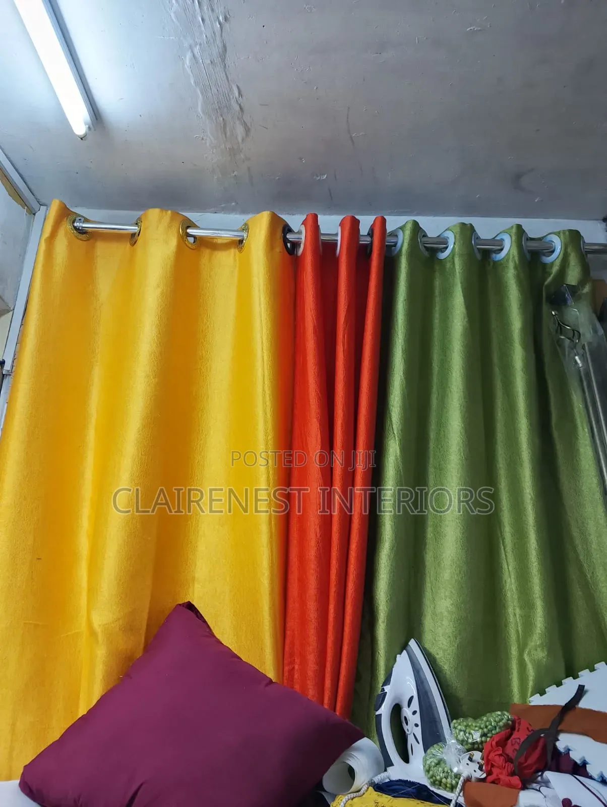 Bright Colours, Soft Plain, Easy to Match Window Curtains