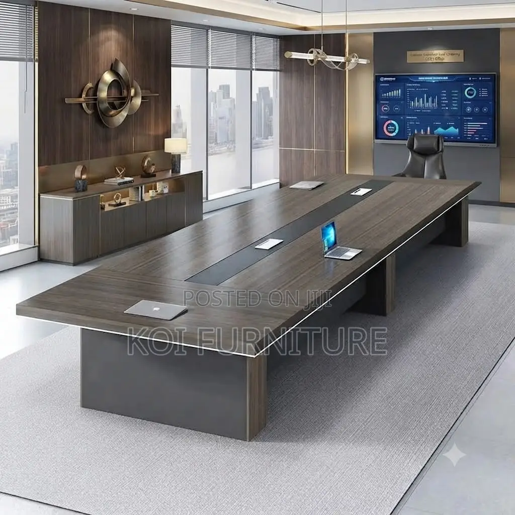 Boardroom Table; 3 Meters Main Office Hall Boardroom Table