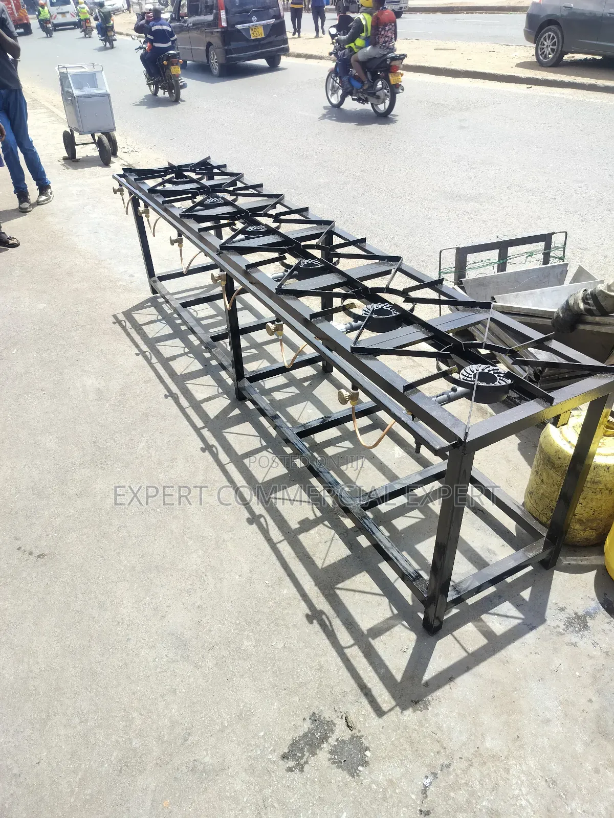 Commercial Six Burner Mild Steel