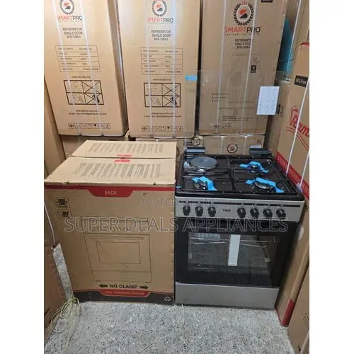 3+1 Von Standing Cooker With an Electric Oven