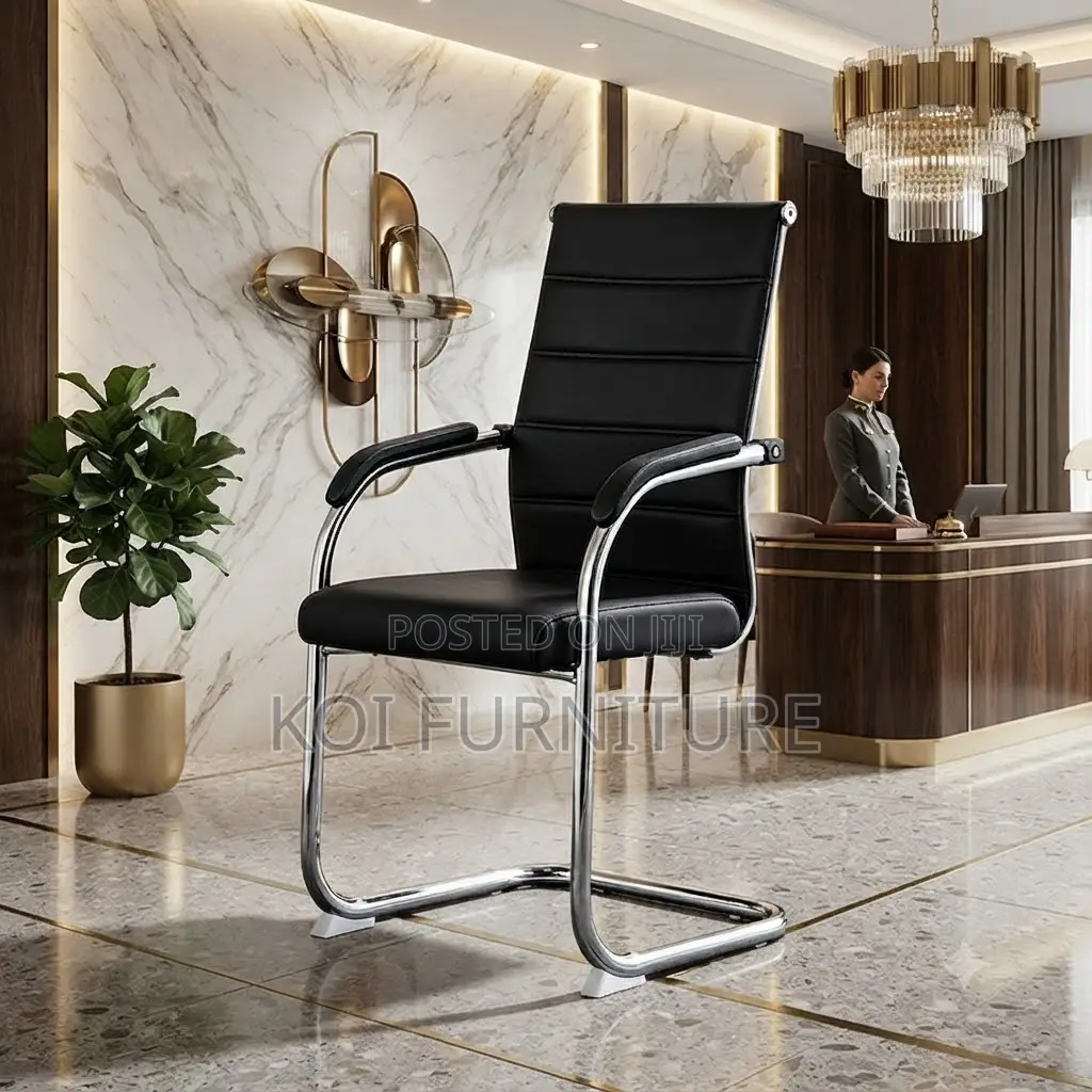 Office Chairs; Executive Leather High Back Visit Chairs