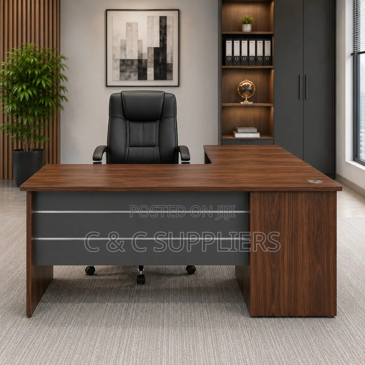 Imported L-Shaped Advanced Desk-1400mm