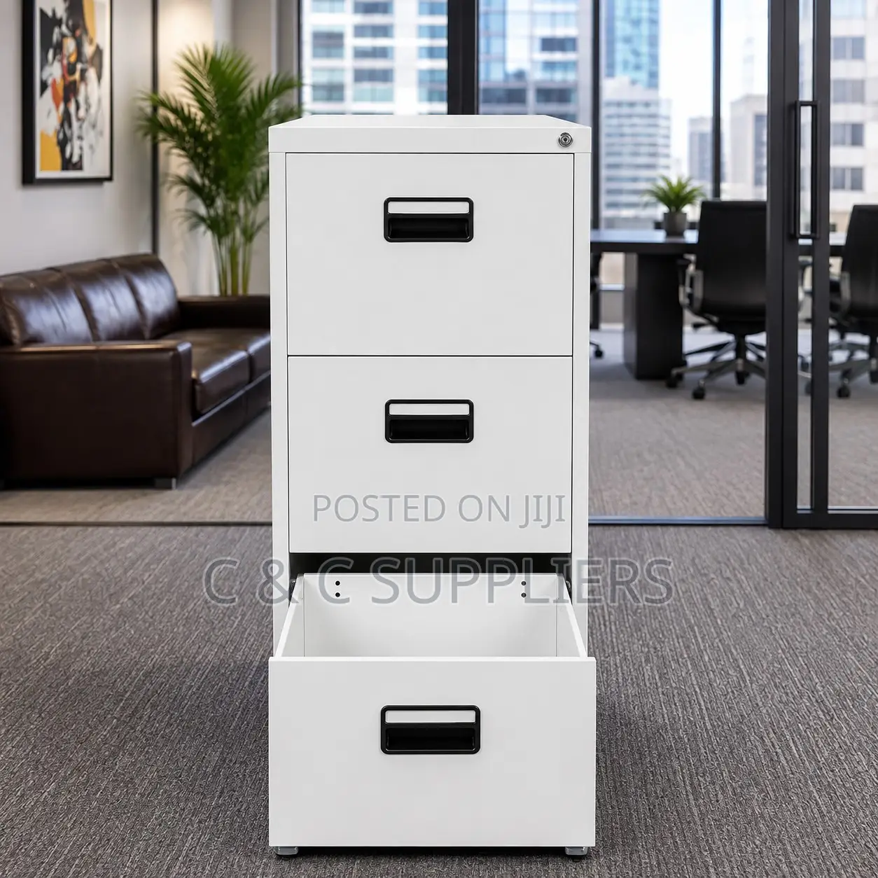 Executive 3-Drawer Filing Cabinet
