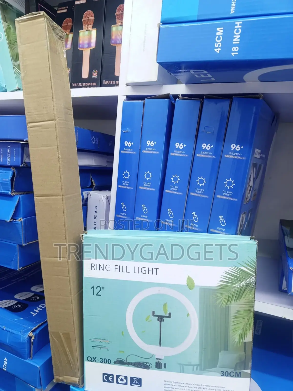 QX-300 Dimmable Ring Light for Photography Live Streaming