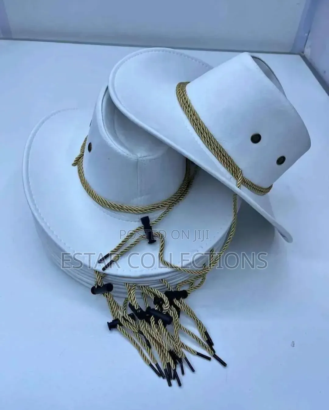Black and White Cowboy Hat