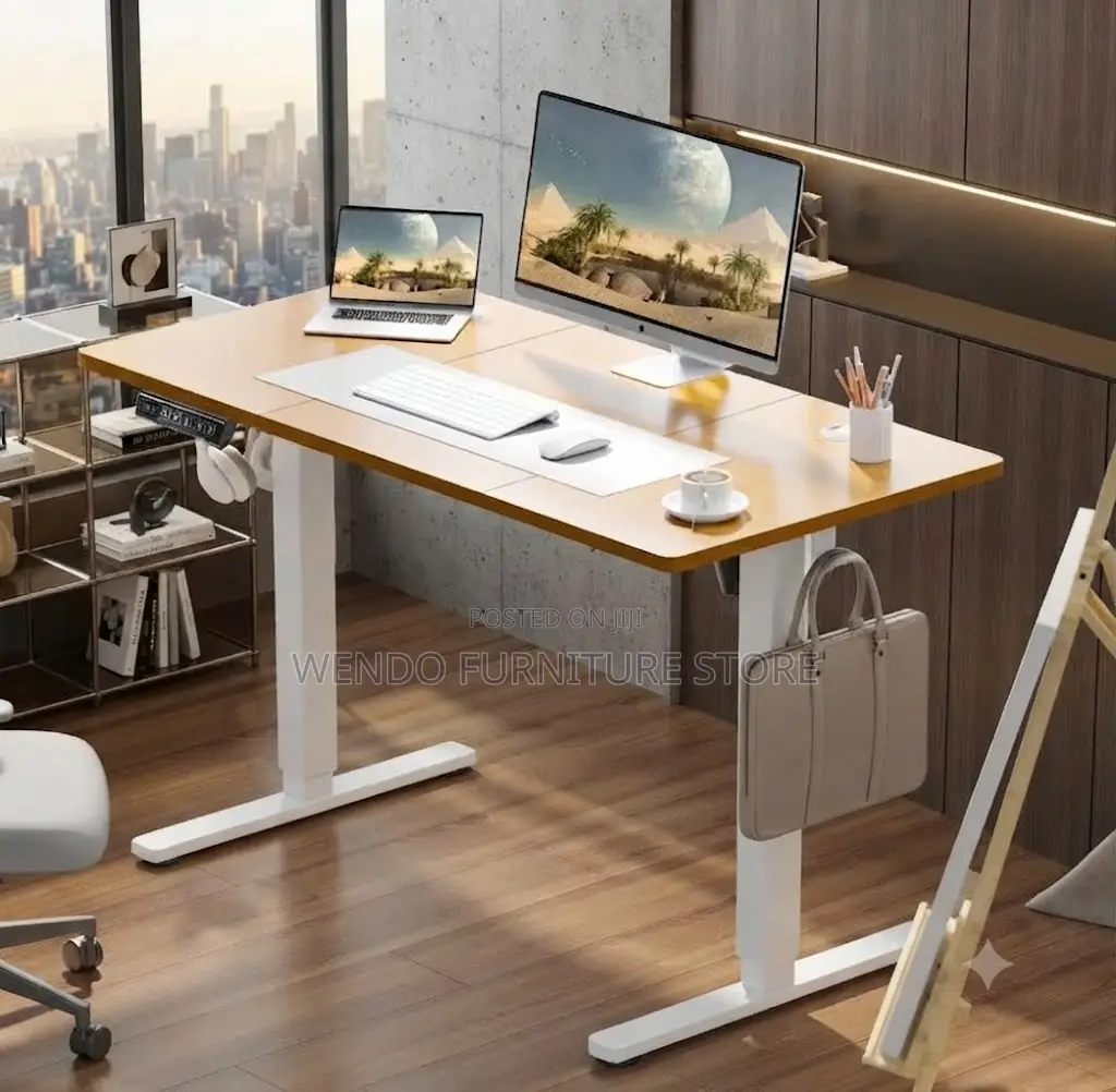 Office Desk; 1.2 Meter Electric Offices and Home Adjustable Desk