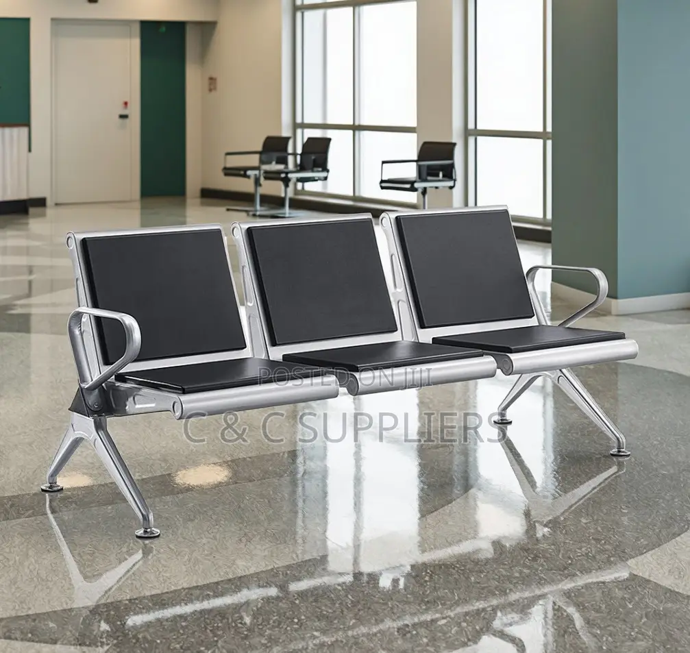 3-Seater Heavy Duty Hall Way Visitors Bench
