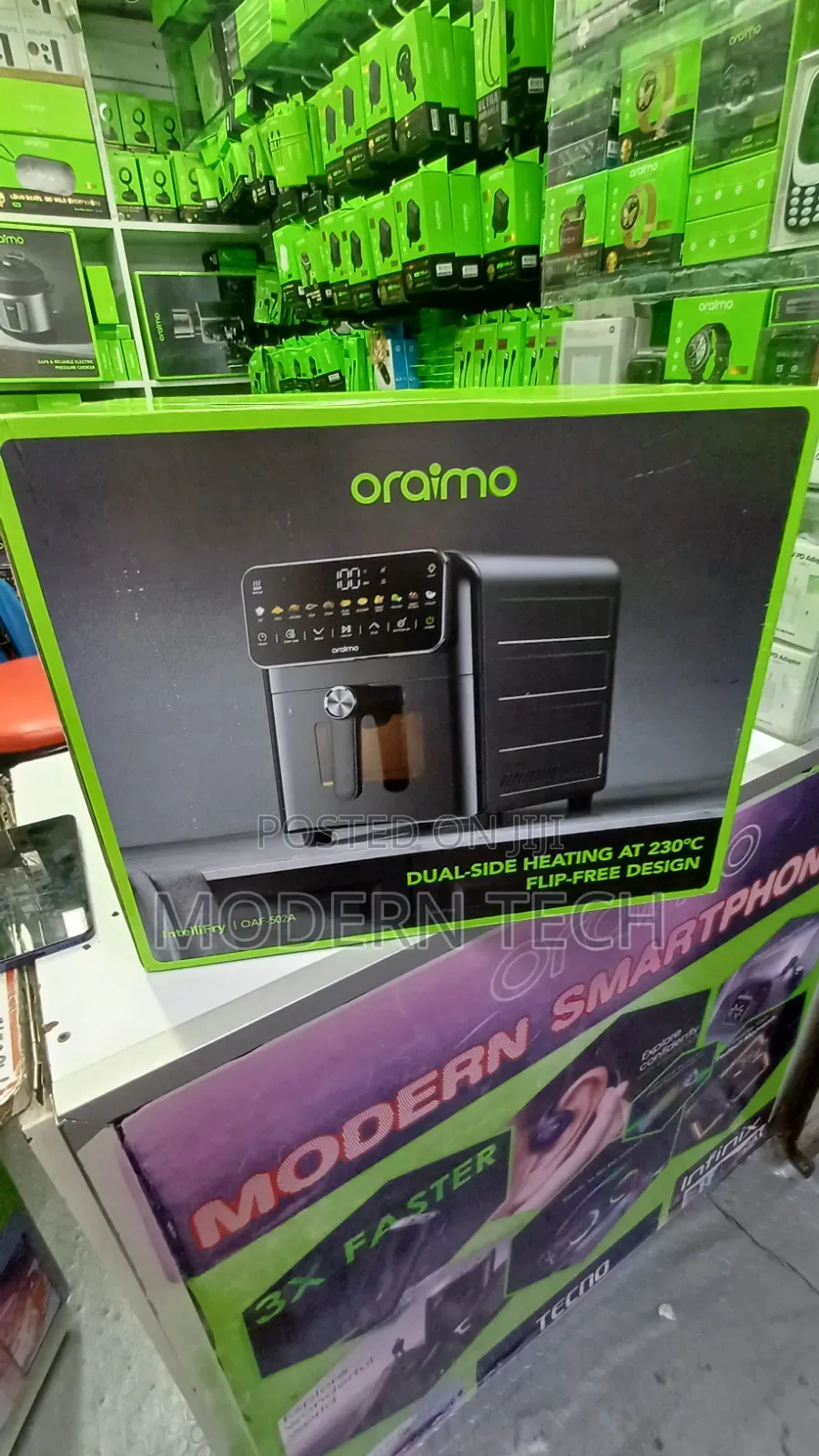 Oraimo IntelliFry 1800W Air Fryer 9L– Healthy Oil-Free Cooking