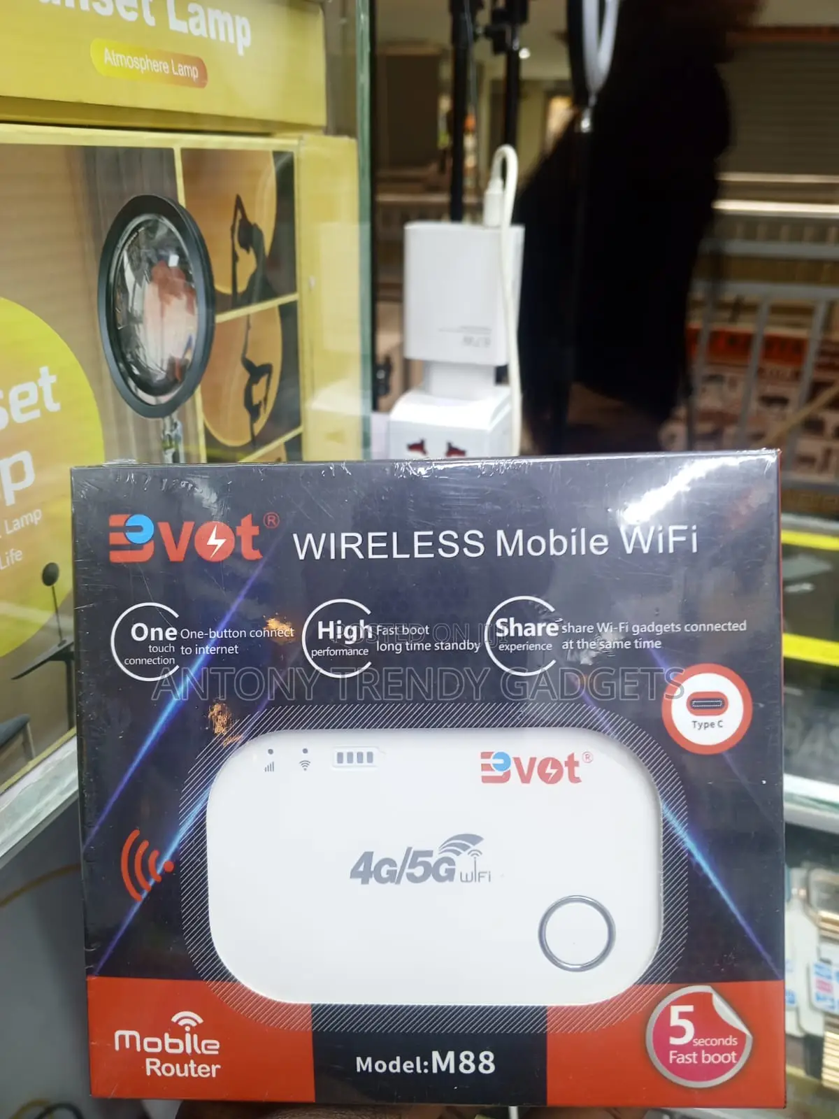 BVOT M88 High-Speed Portable MiFi Router for Multiple Devices