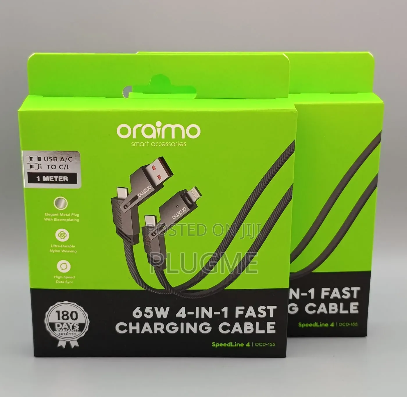 Oraimo Speedline 4 OCD-155 65W 4 in 1 Cable