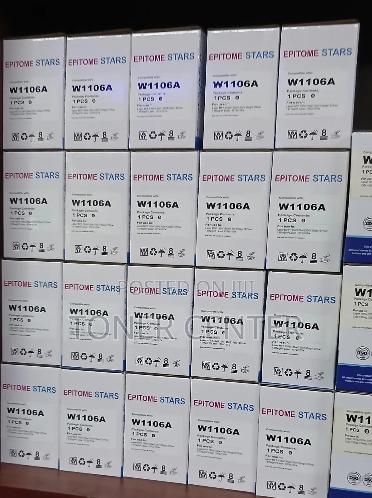 (W1106A) Epitome Stars Compatible HP 106A Black Toner