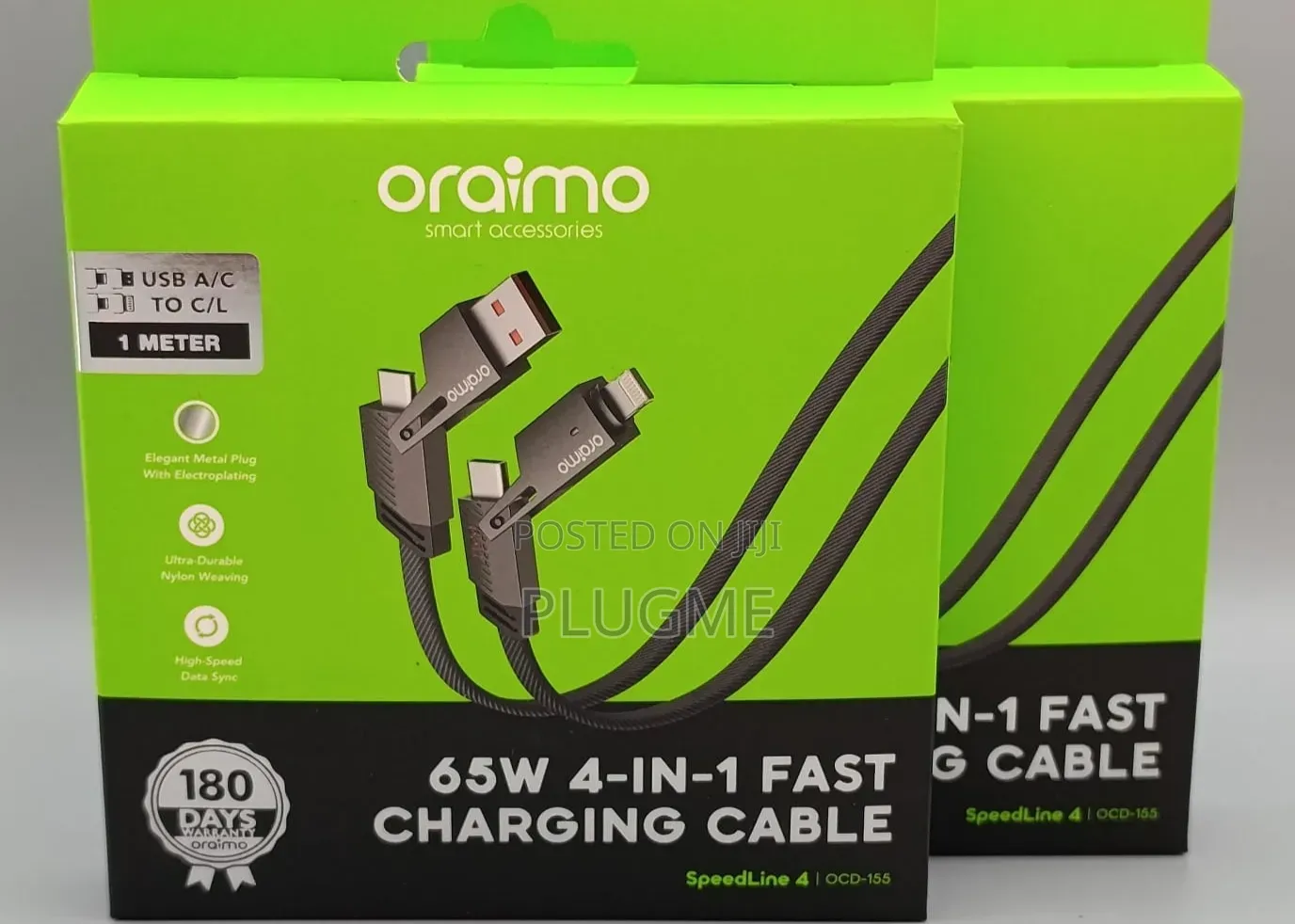 Oraimo Speedline 4 OCD-155 65W 4 in 1 Cable
