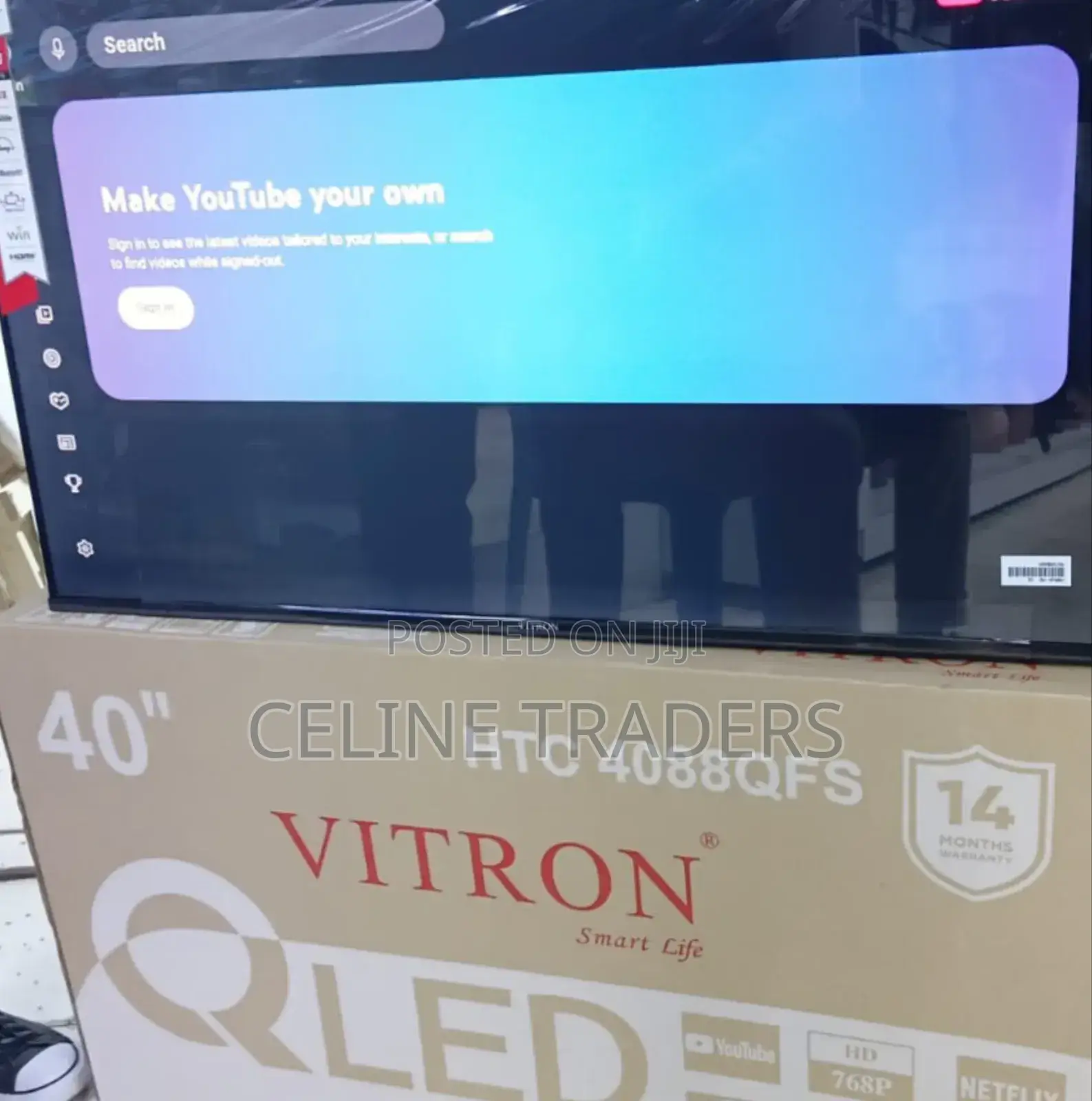 ViTron 40 Inch Frameless TV