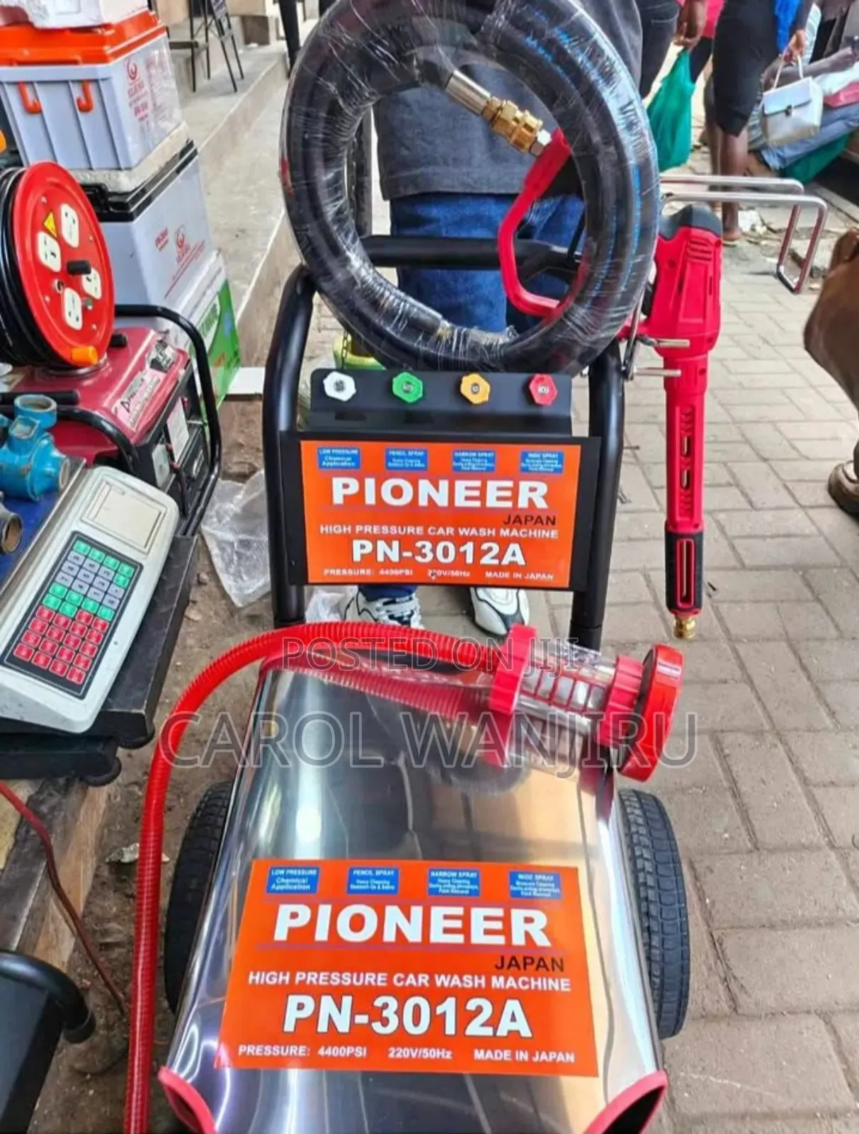 Pioneer High Pressure Car Wash Machine/High Pressure Car Wash Machine