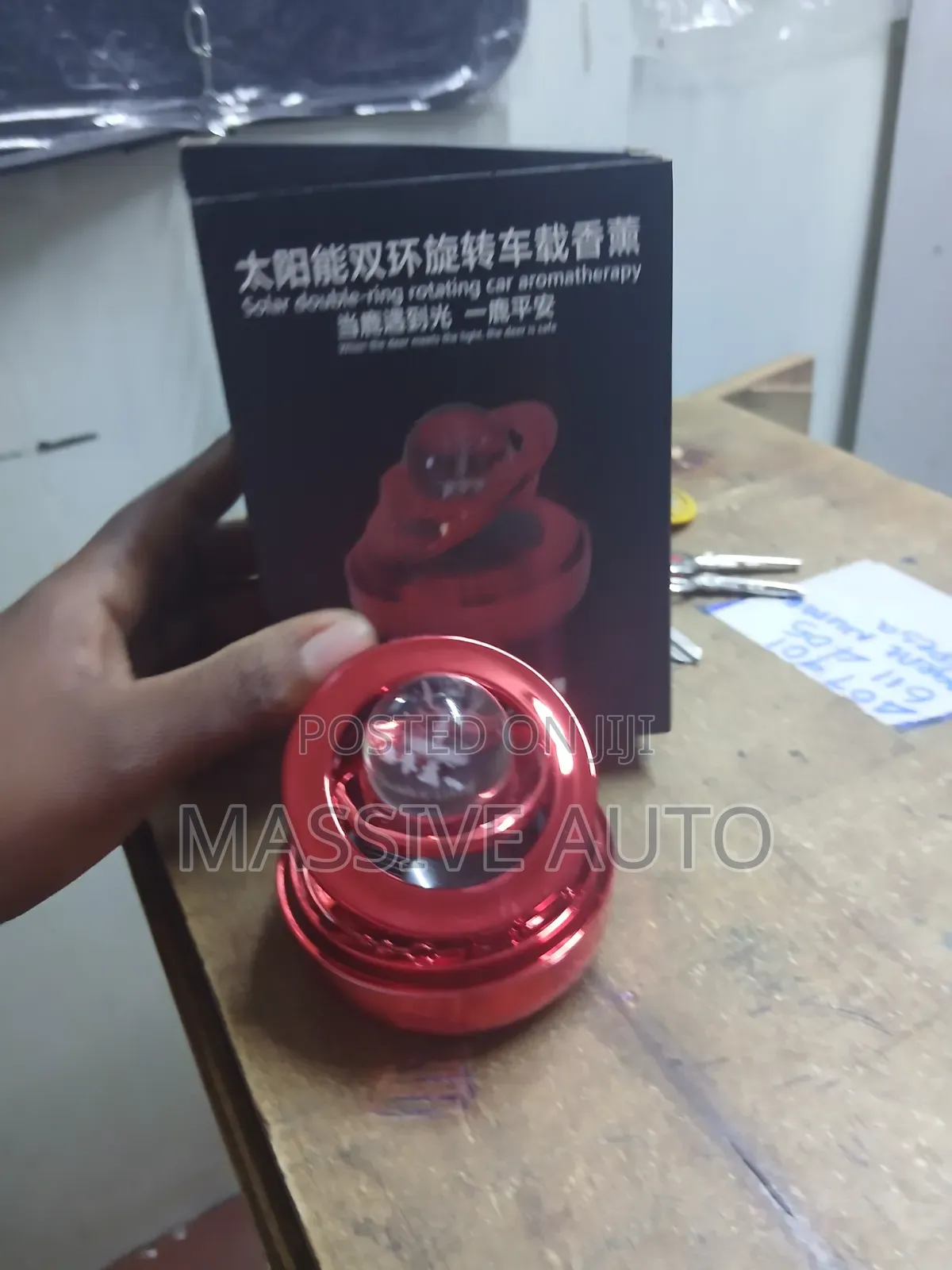 Buy Rotating Solar Car Fragrance Perfume