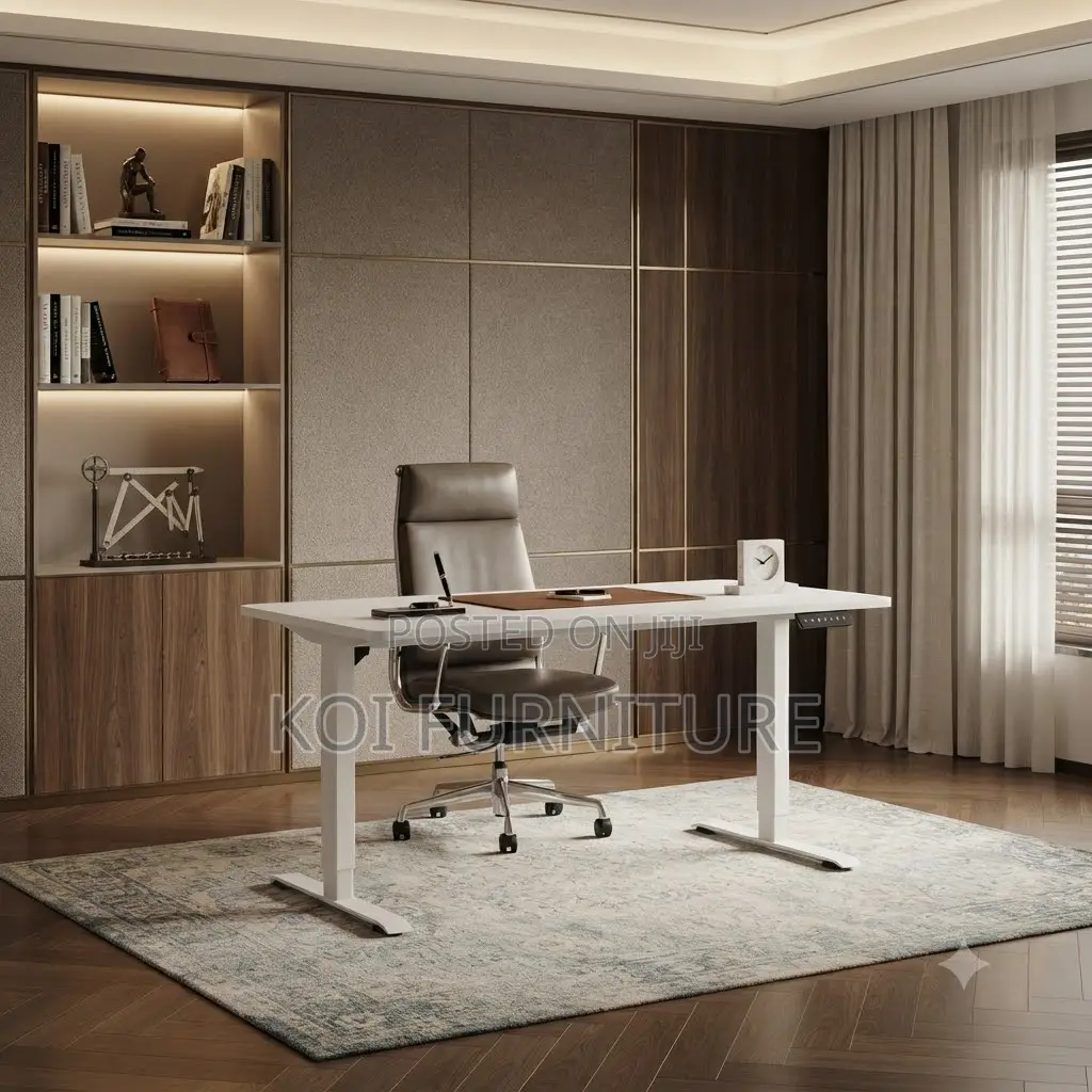 Office Desk; 1.2 Meter Adjustable Electric Bound Desk