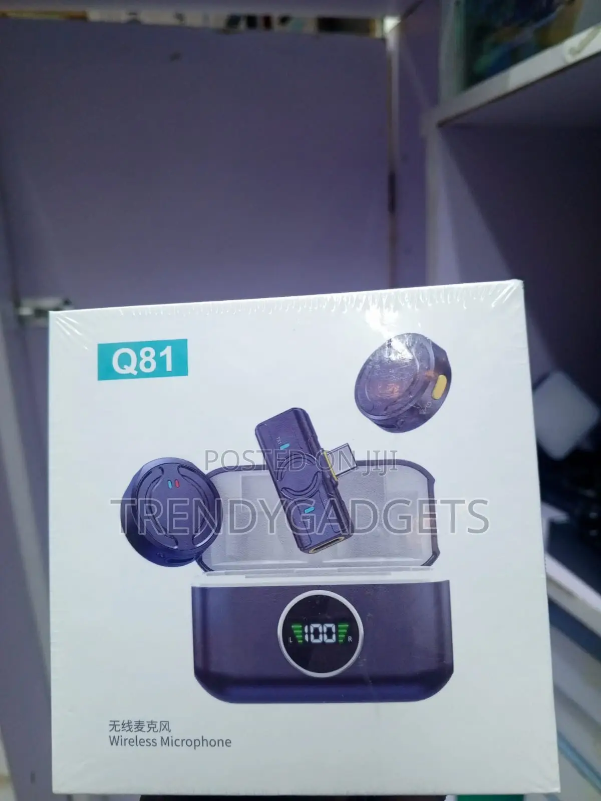 Q81 100ft Wireless Recording Microphone With Noise Reduction