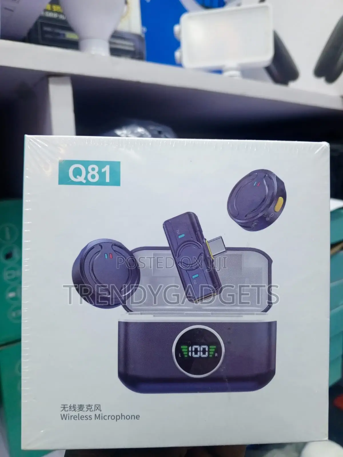 Q81 100ft Wireless Recording Microphone With Noise Reduction