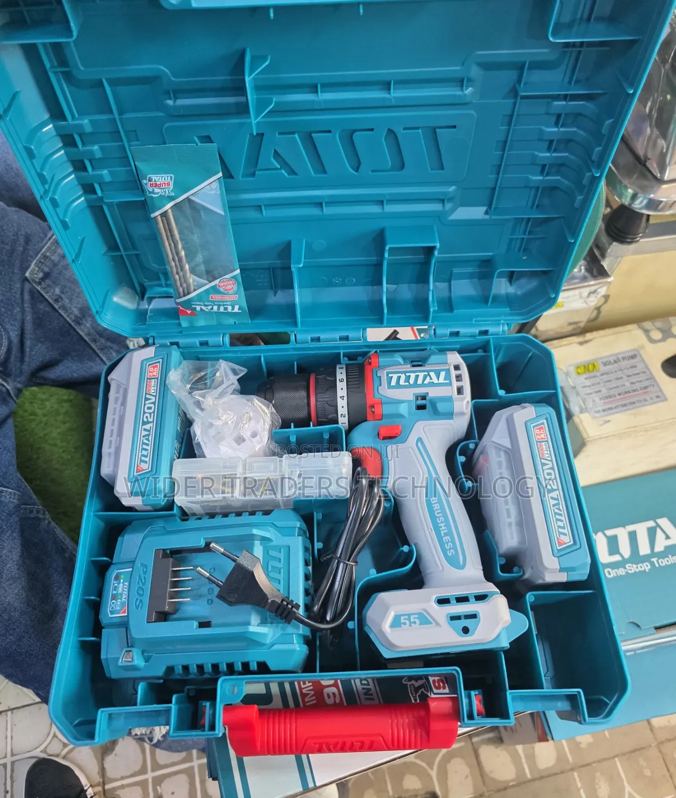 Total Cordless Drill 20v (55nm