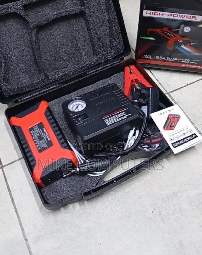 Mobile Jump Starter Power Bank 600A 99800mAh 12v Car Rescue Battery