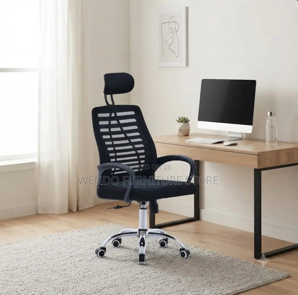 Office Chairs; Ergonomic Swivel Headrest Seat