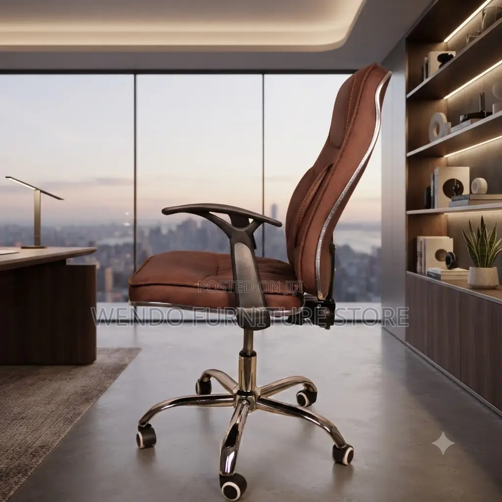 Office Chairs; Home Recliner Brown Leather Office Seat