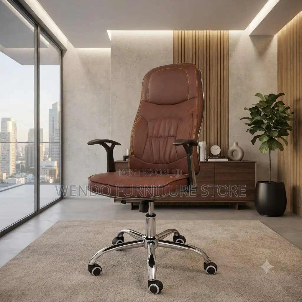 Office Chairs; Home Recliner Brown Leather Office Seat