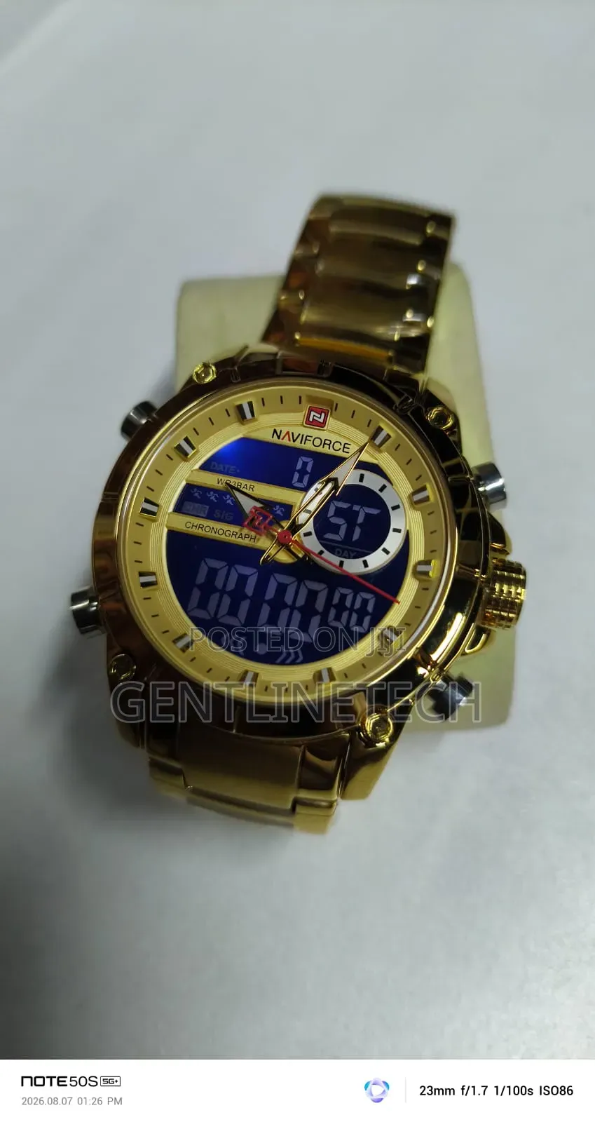 Naviforce 9163 Gold Business Watch