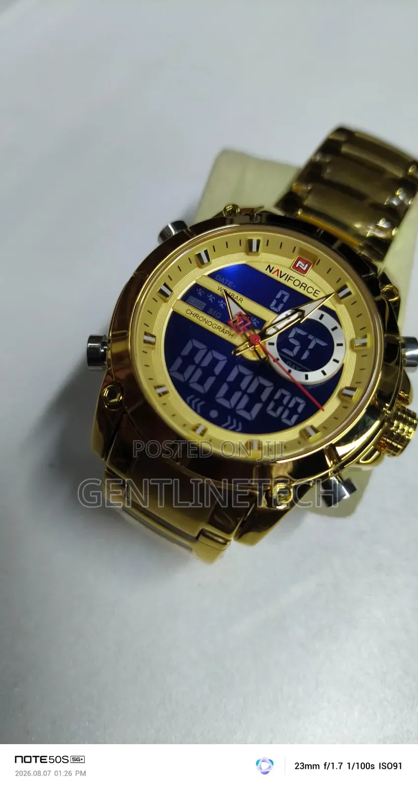 Naviforce 9163 Gold Business Watch