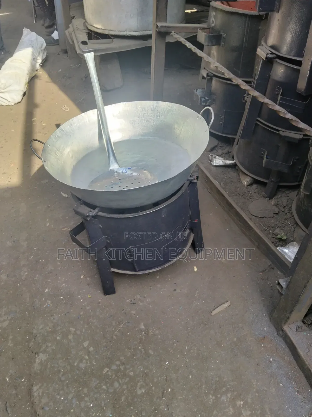 Fish Frying Set Up