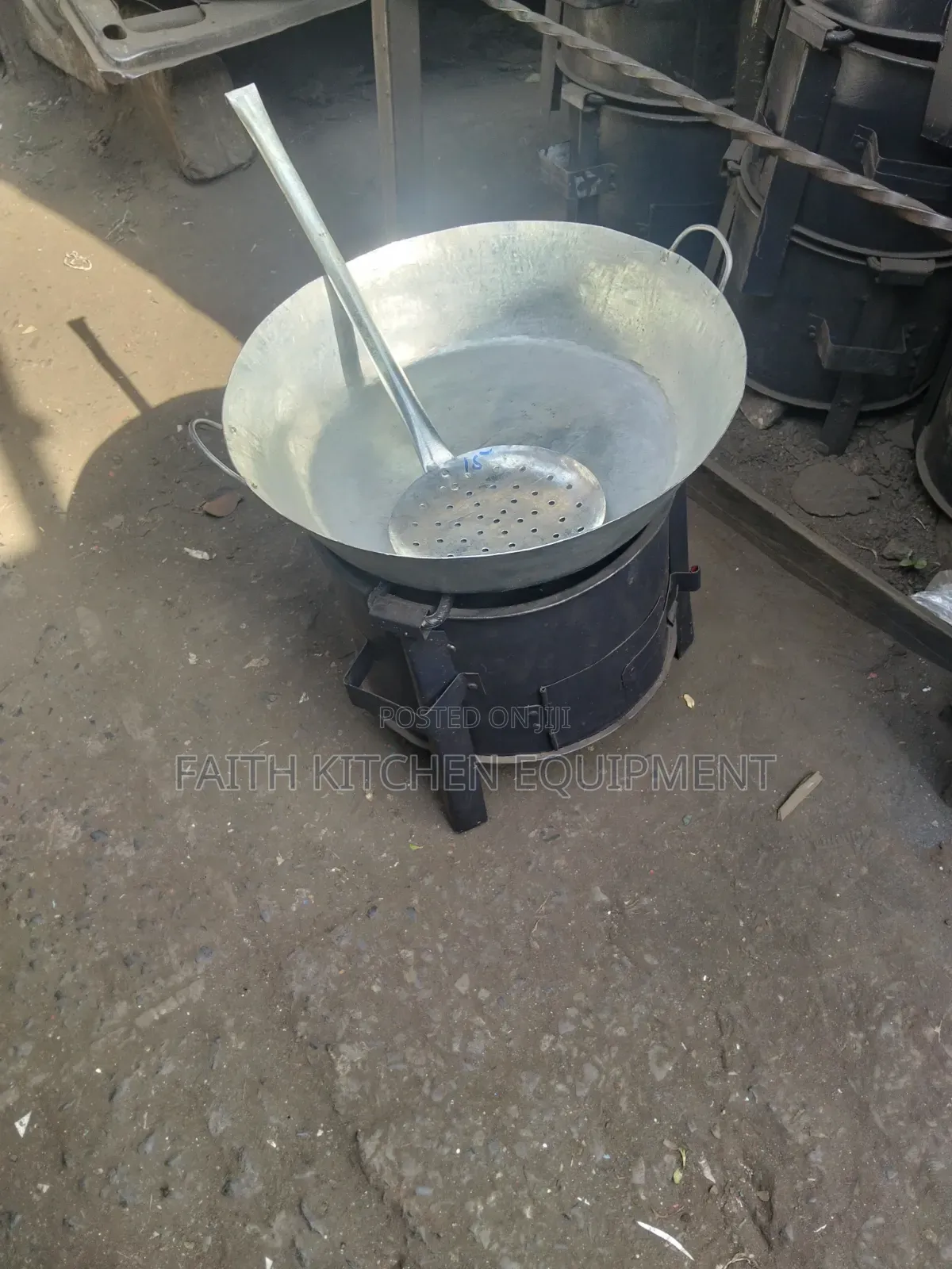 Fish Frying Set Up