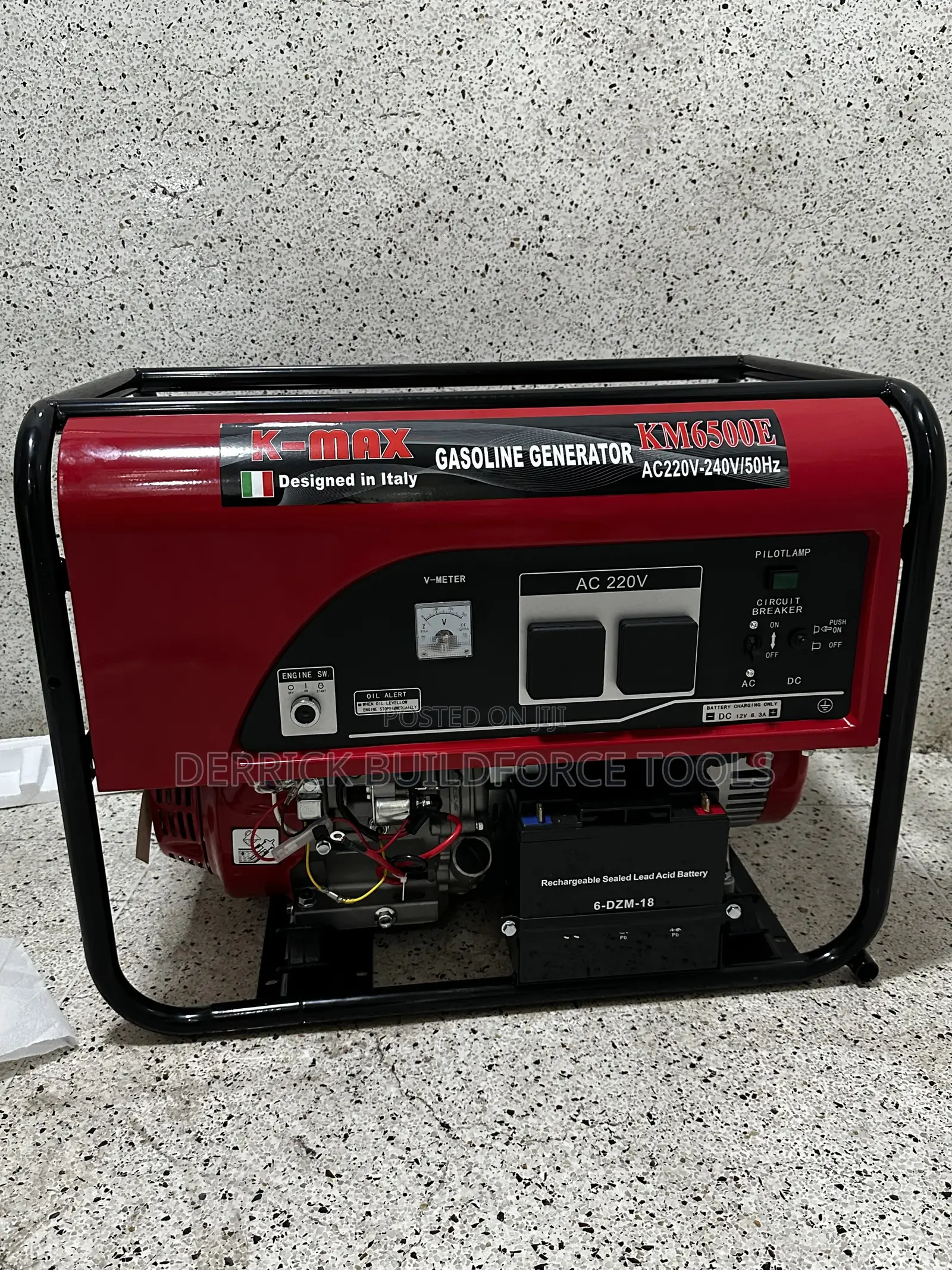 K-Max/Km6500 5.5Kva Gasoline Generator With Wheels