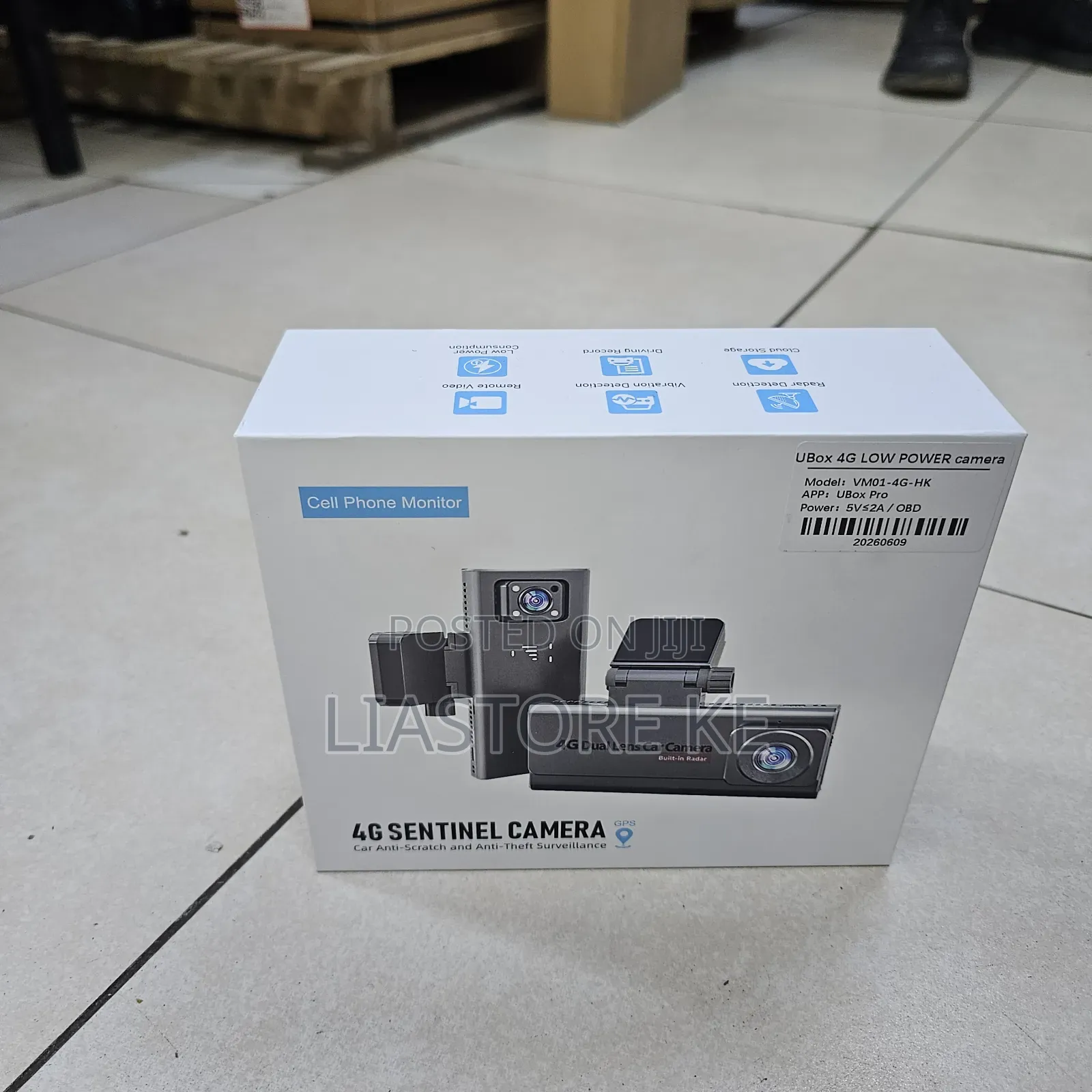 4G Dual Lens Car Dash Camera With GPS Live Phone Monitoring