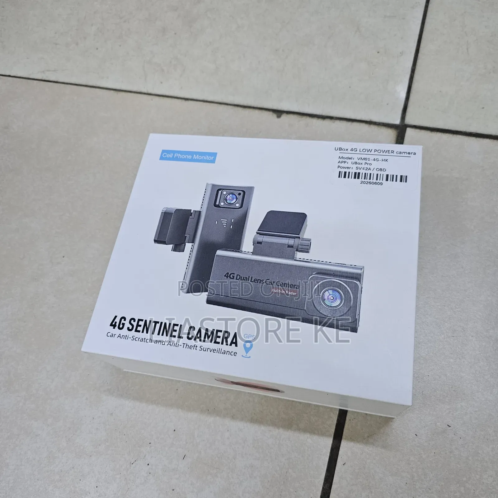 UBox 4G Low Power Car Camera With Remote Phone Monitoring