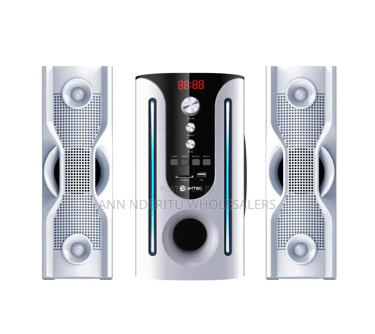White Amtec 2.1 Woofet