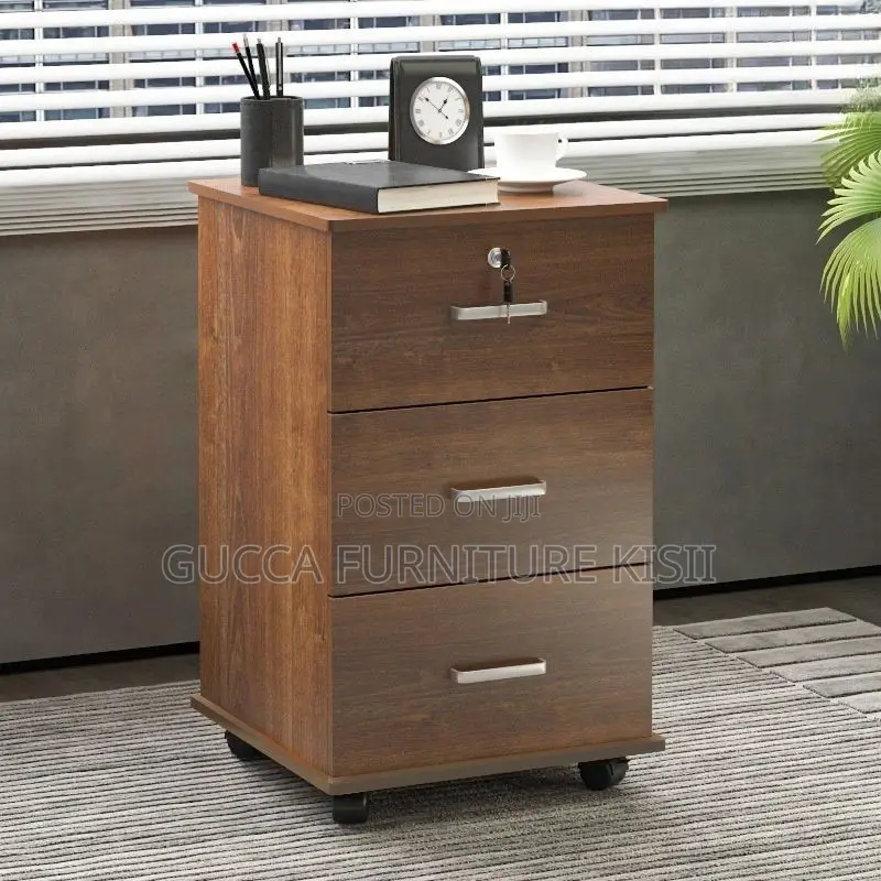 Office Cabinet; 3-Drawer Pedestal Office Cabinet