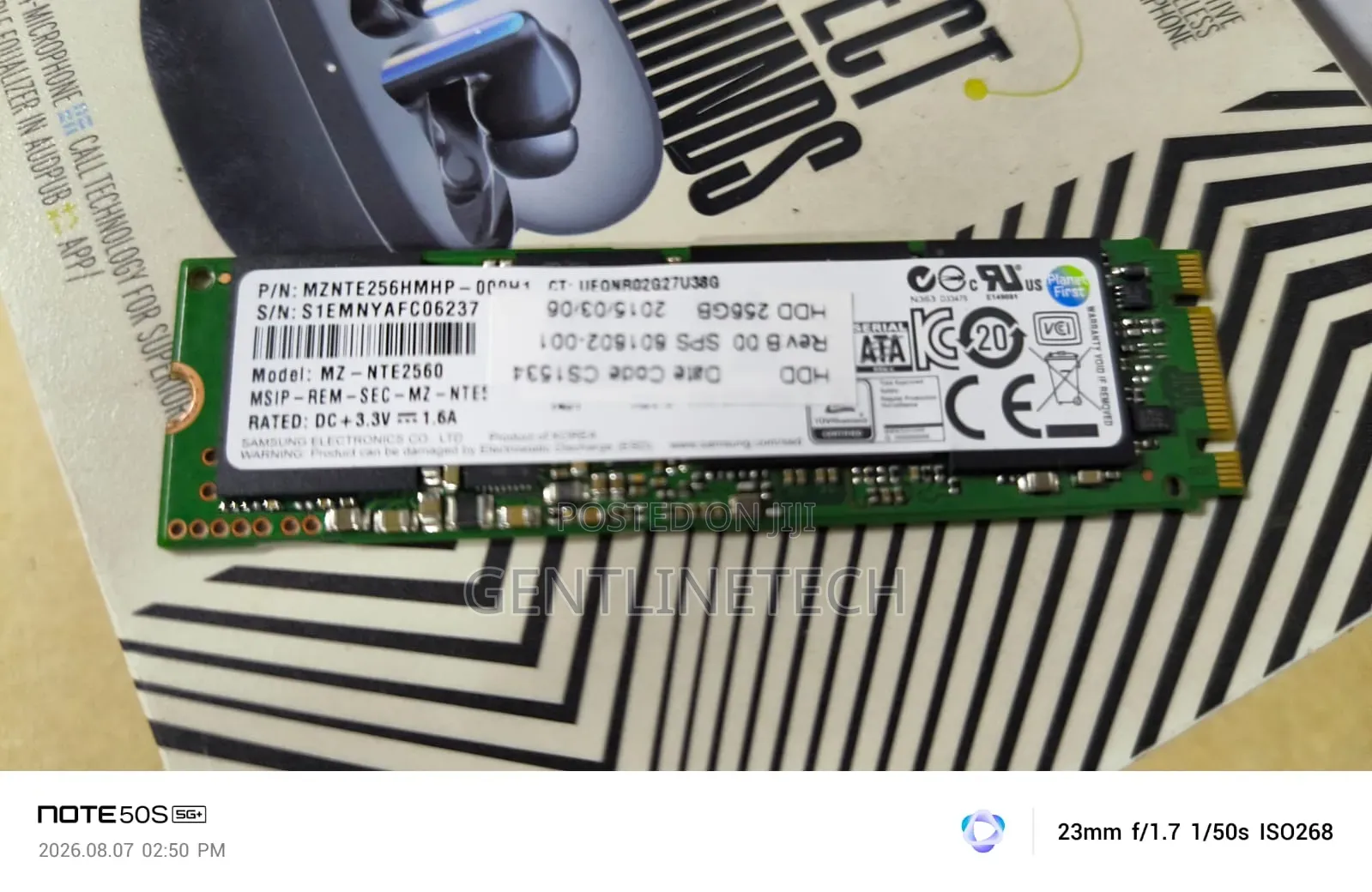 256GB Double Notch Internal SSD for Laptops