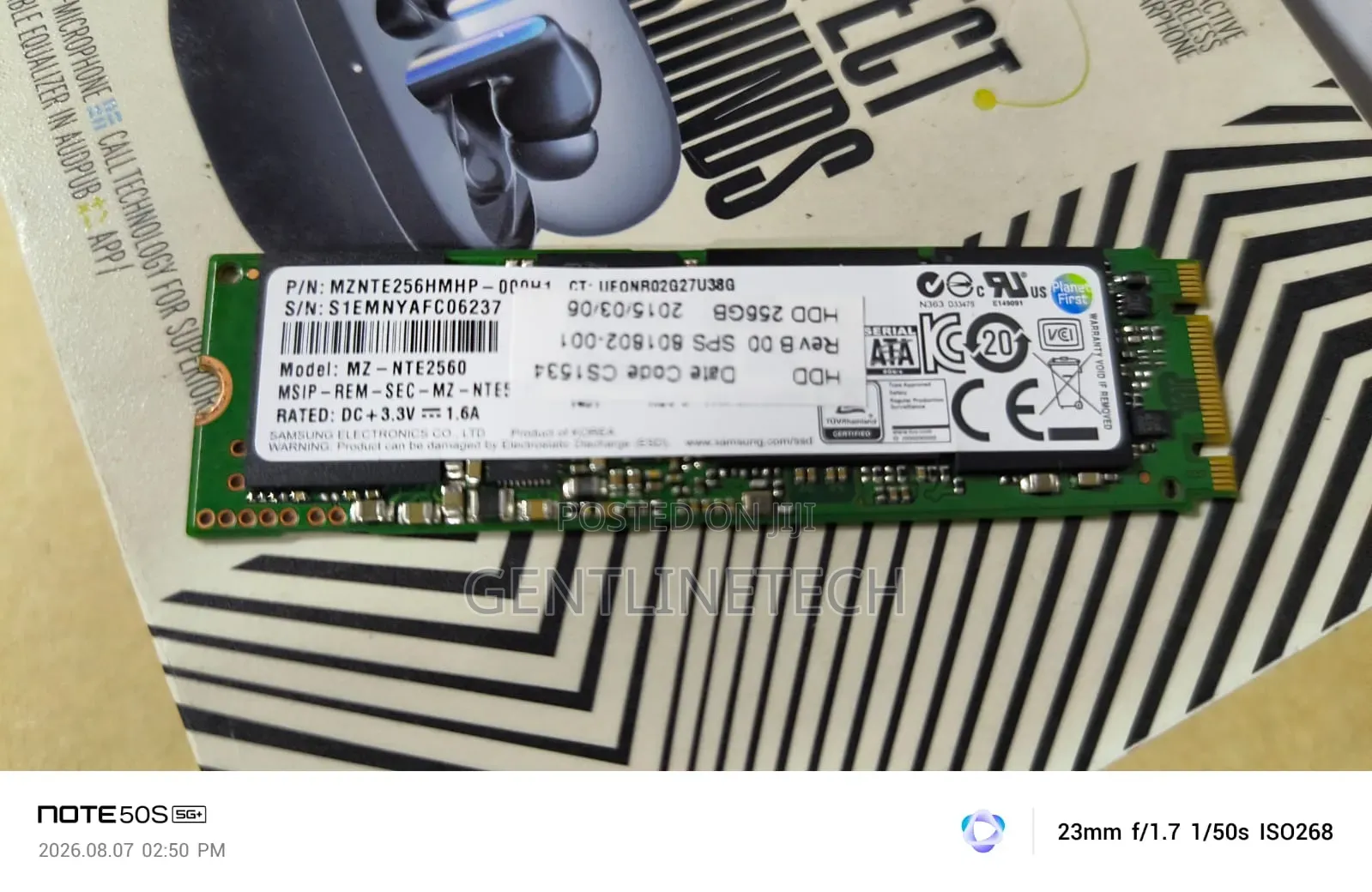 256GB Double Notch Internal SSD for Laptops