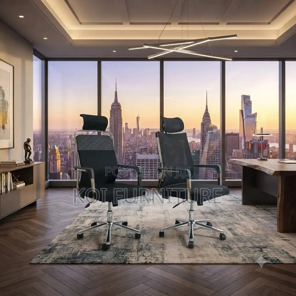 Office Chairs; High Back Metallic Executive Neolei Chair
