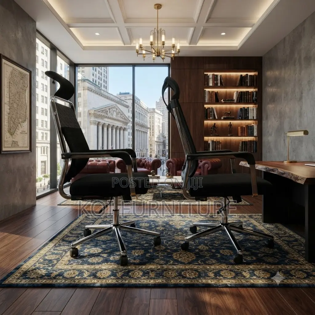 Office Chairs; High Back Metallic Executive Neolei Chair