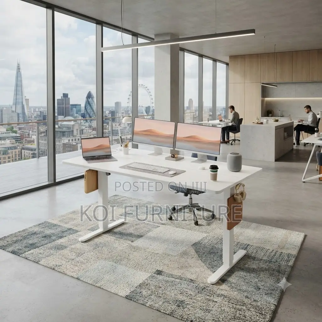 Office Desk; 1400mm Electrical Height Home Studio Desk