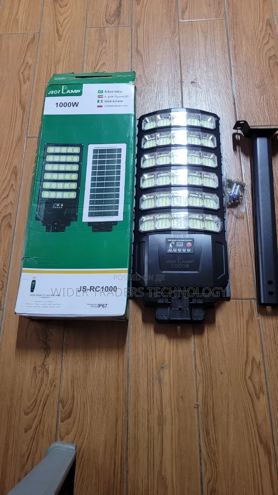 JSOT Lamp 1000W All-in-One Outdoor IP67 Waterproof Solar Street Light