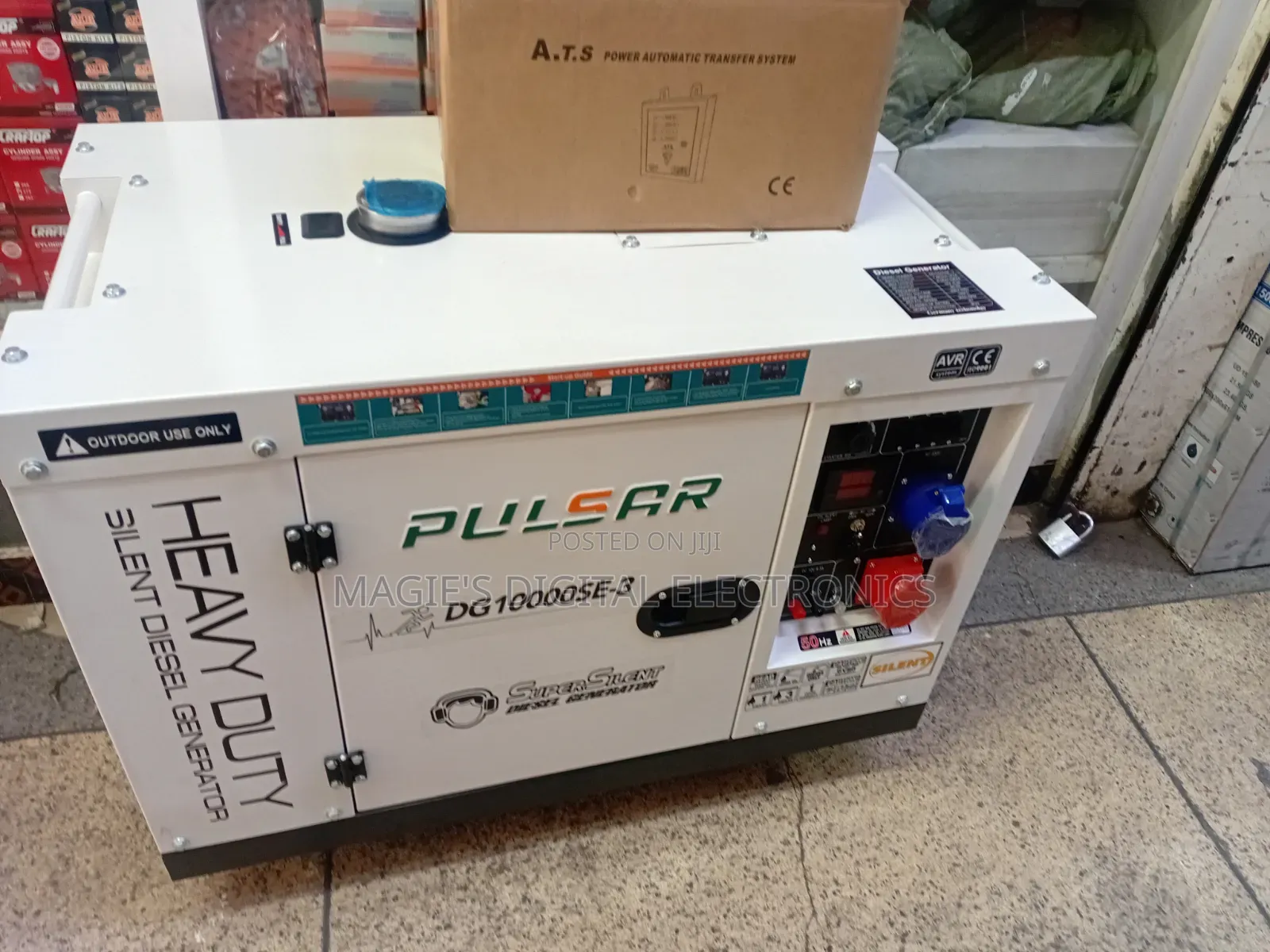 Commercial Standard 10kva Pulsar Silent Diesel Generator