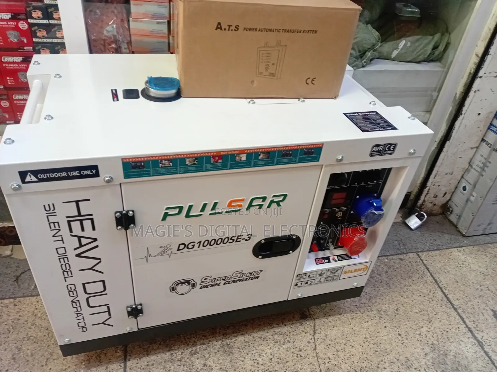 Commercial Standard 10kva Pulsar Silent Diesel Generator
