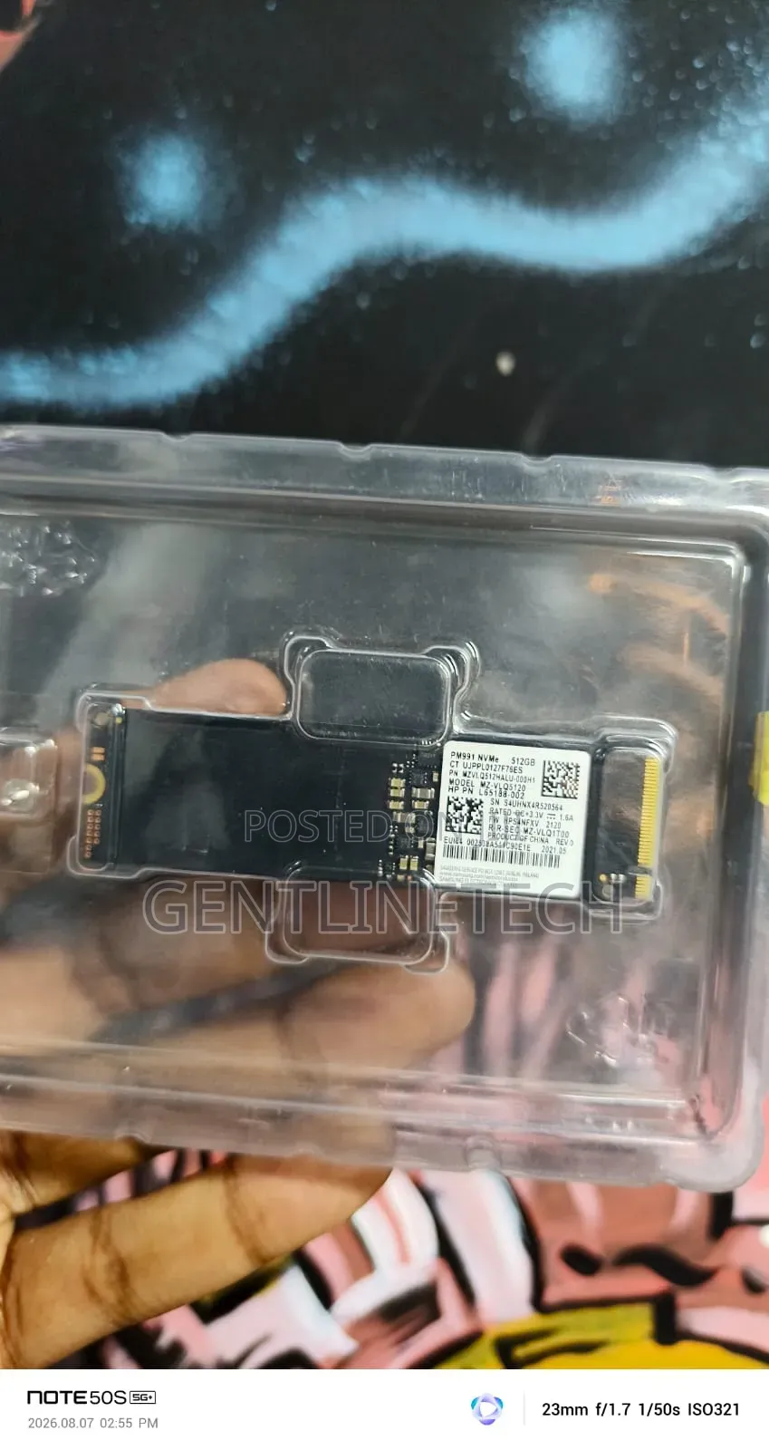 Samsung PM991 512GB Internal NVMe SSD