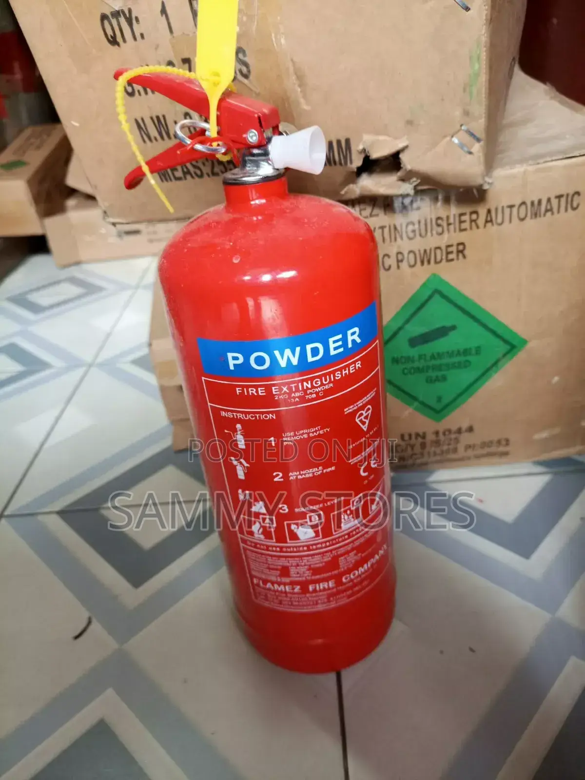 Fire Safety Extinguisher With Easy-Grip Handle