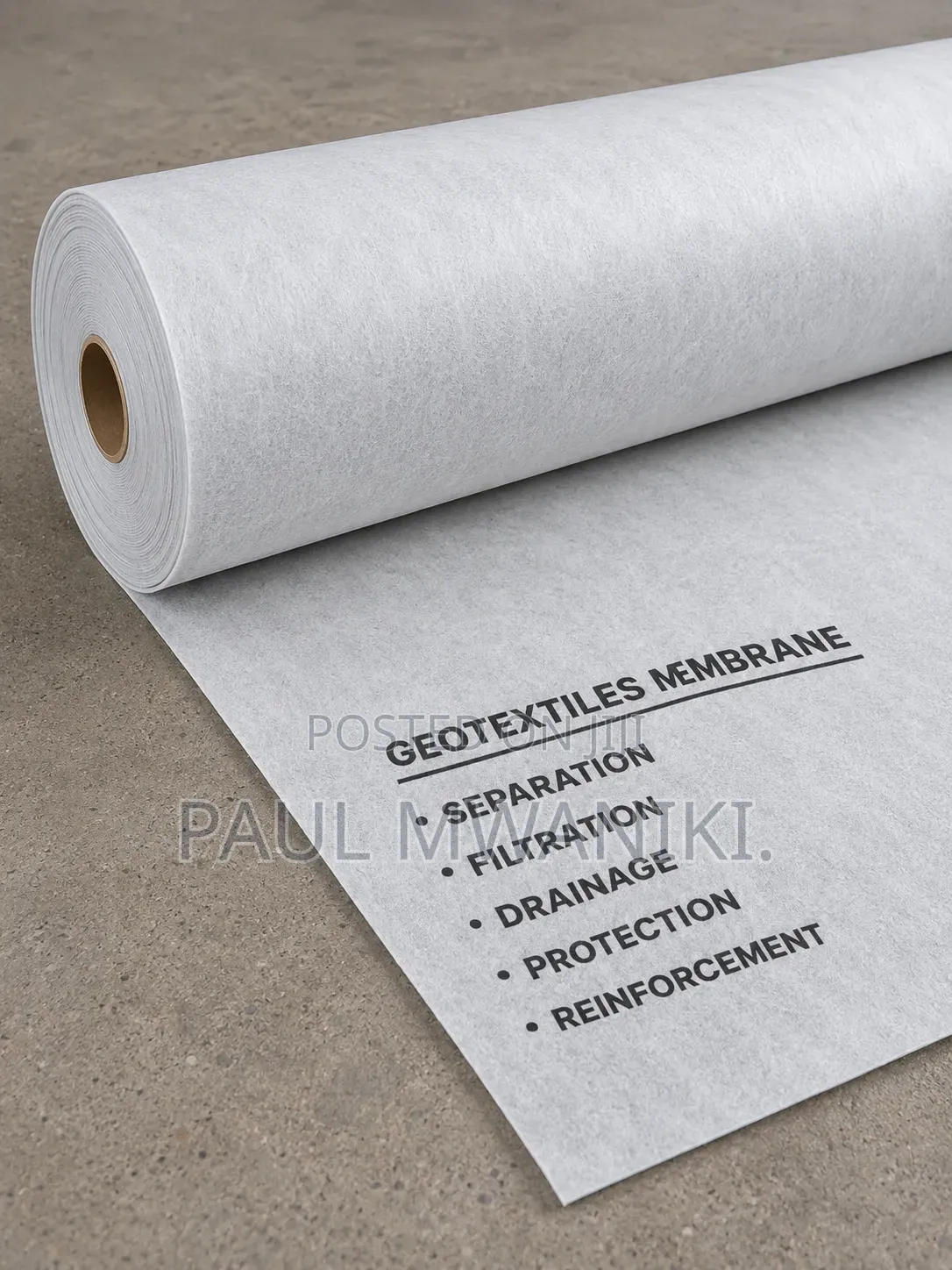 Non-Woven Geotextile Fabric Membrane–Heavy Duty Road Drainage Fabric