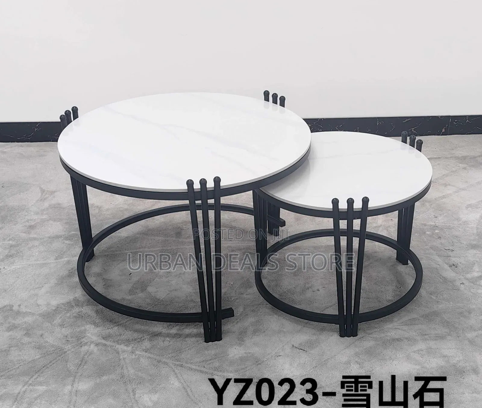 2-in-1 Executive Pure Marble Table