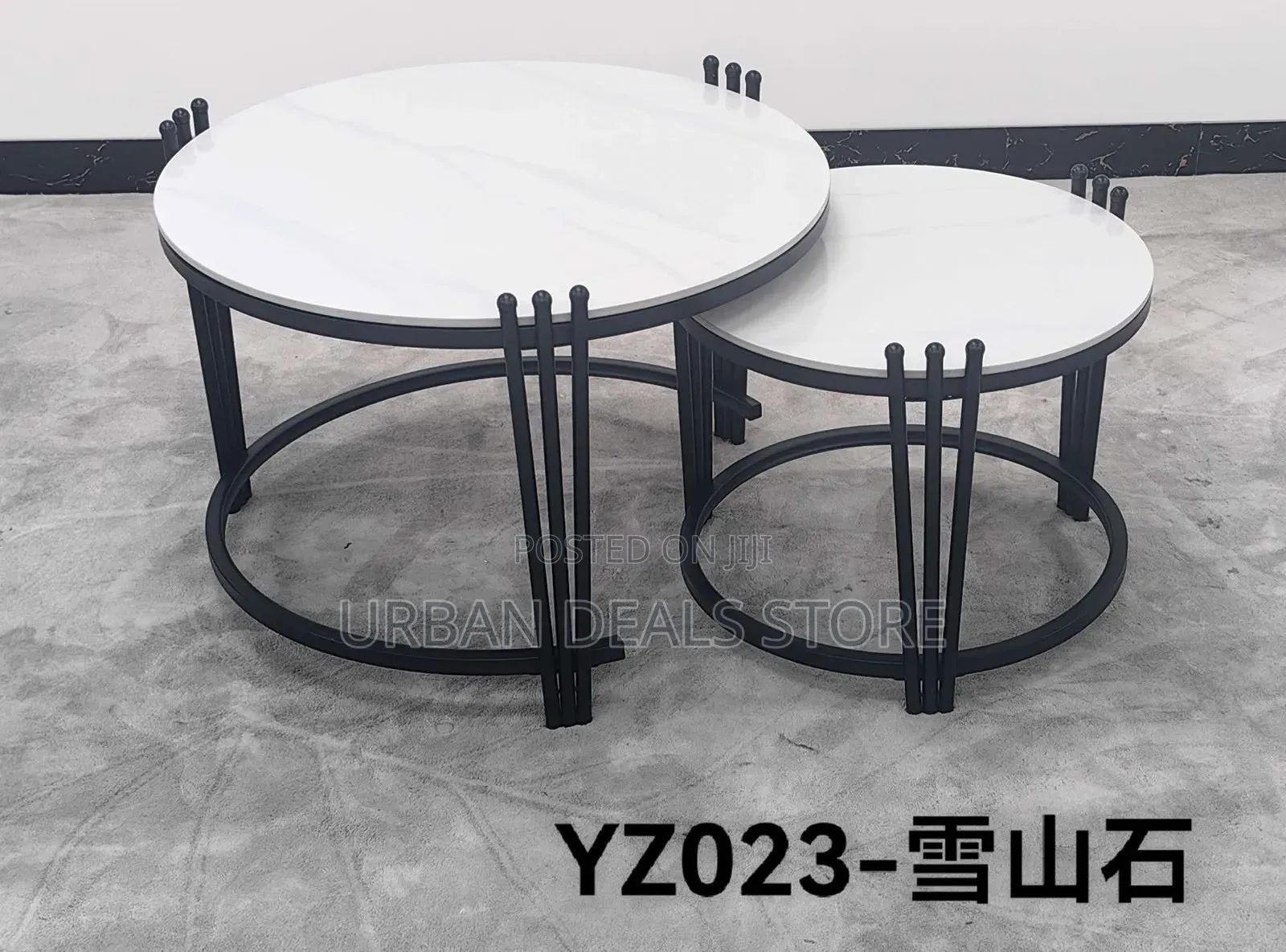 2-in-1 Executive Pure Marble Table
